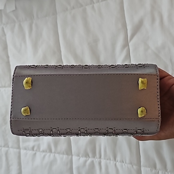 Satin Rhinestone Lady Handbag - Picture 3 of 6